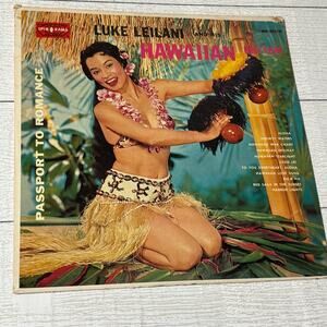 Vintage 1966  Luke Leilani and His Hawaiian Rhythm Passport to Romance Album
